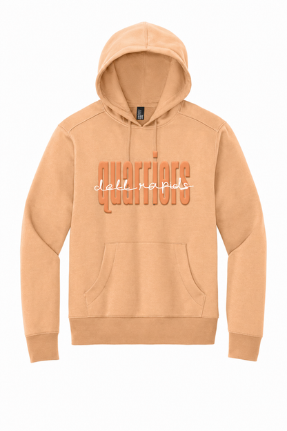 PUFF PRINT - District Perfect Weight Fleece Hoodie