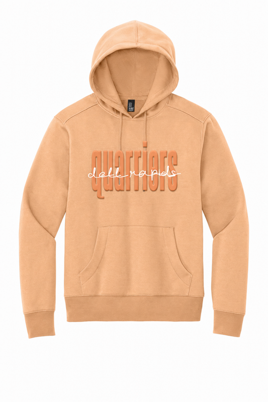 PUFF PRINT - District Perfect Weight Fleece Hoodie
