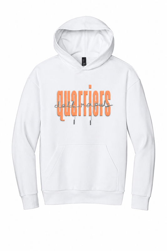 PUFF PRINT - District Perfect Weight Fleece Hoodie