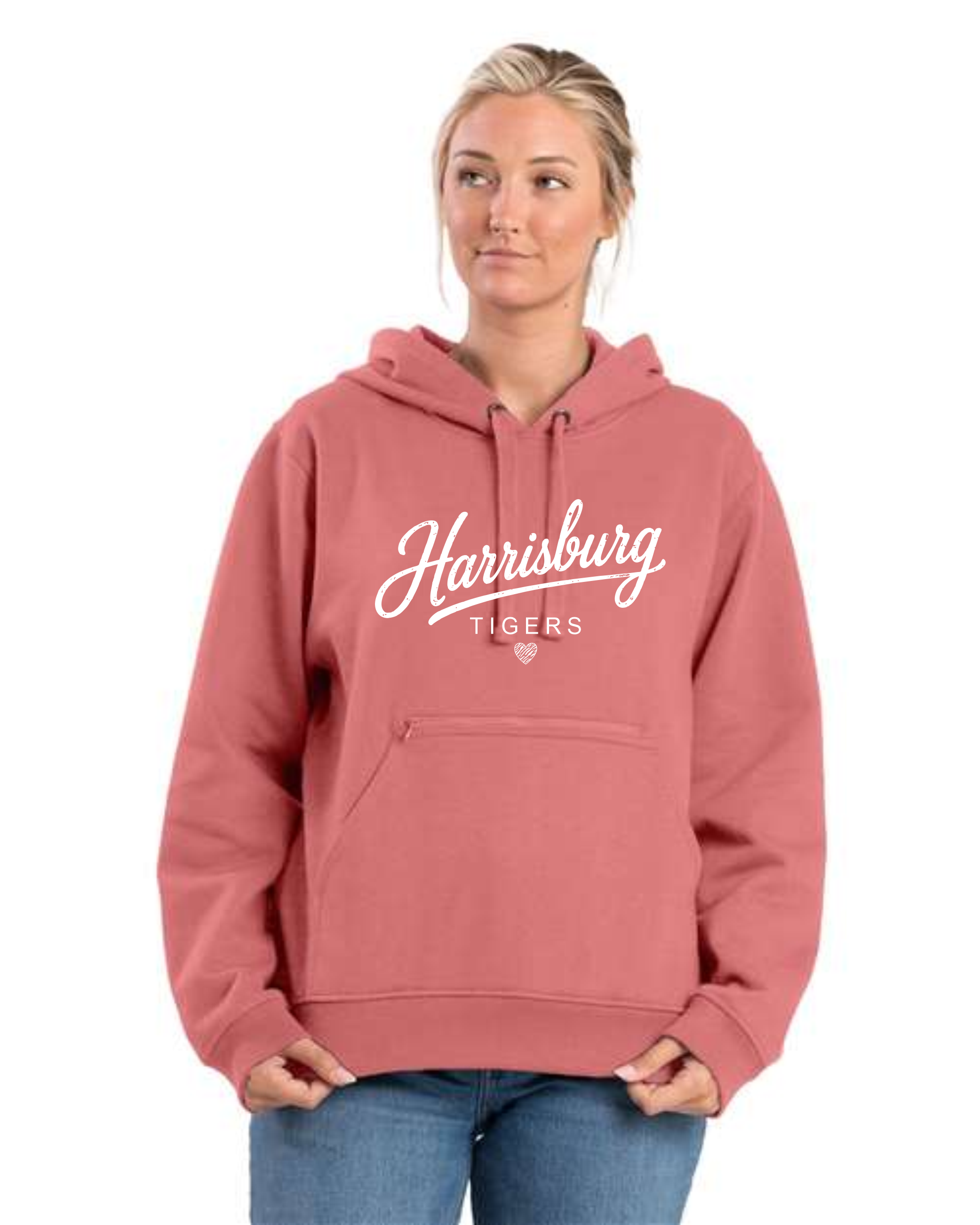 # Women's Heritage Zippered Pocket Hooded Sweatshirt