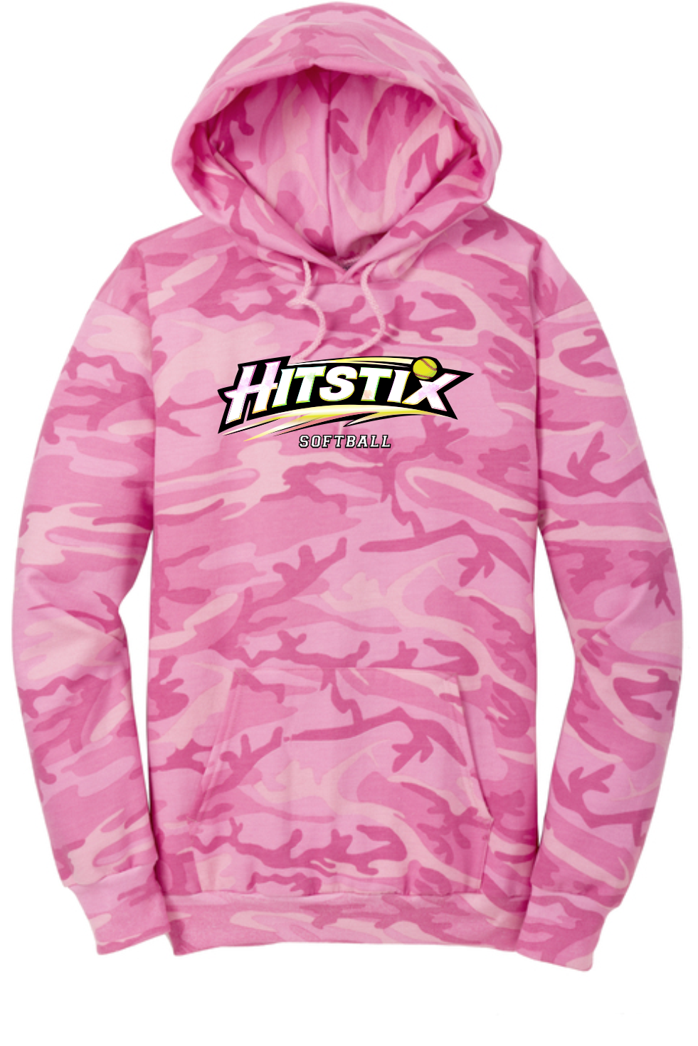 Unisex Port & Co Core Fleece Camo Pullover Hooded Sweatshirt