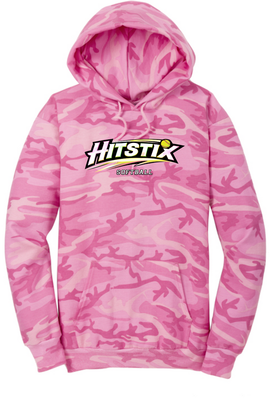 Unisex Port & Co Core Fleece Camo Pullover Hooded Sweatshirt