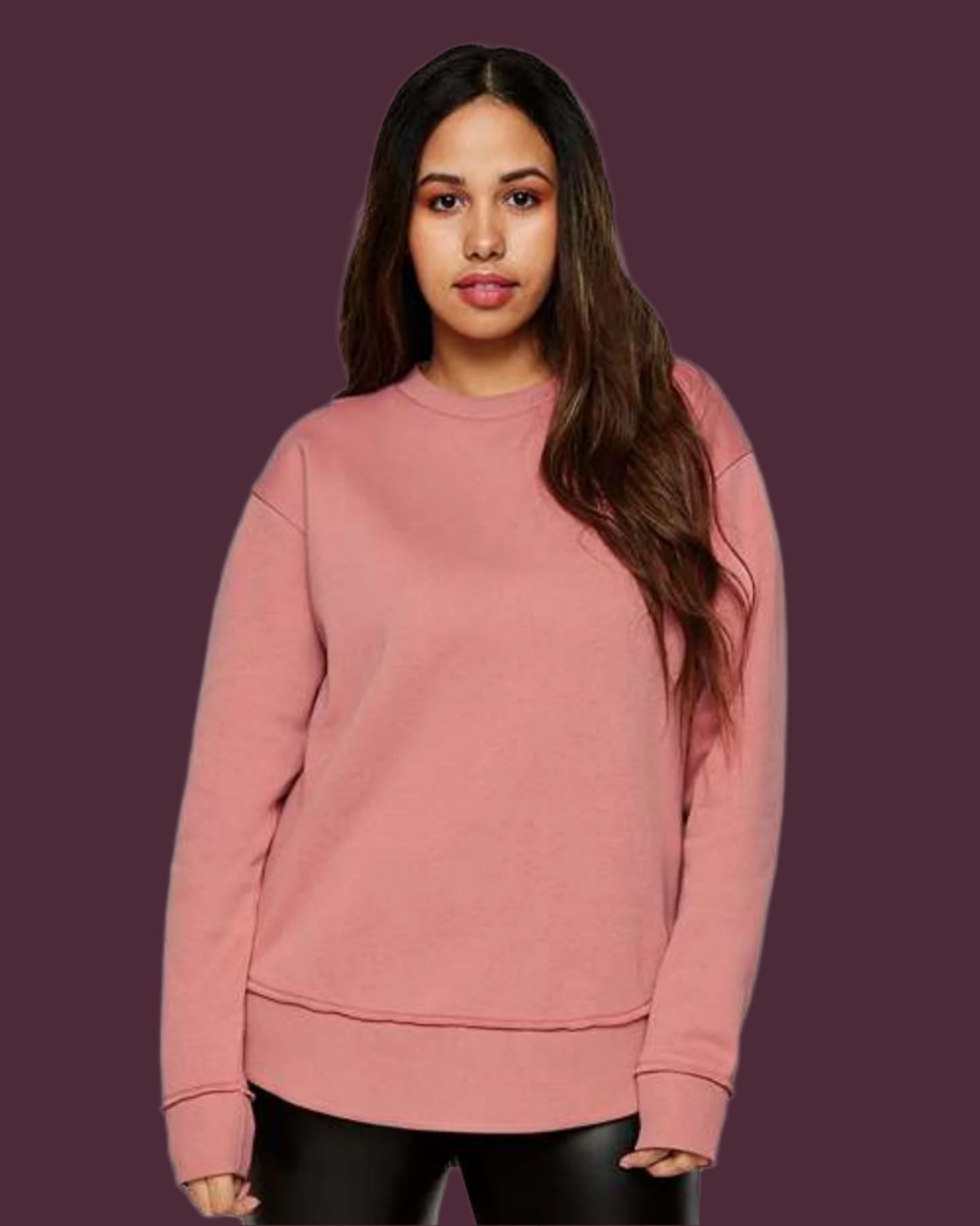 PUFF PRINT - Women's Weekend Fleece Crewneck Sweatshirt