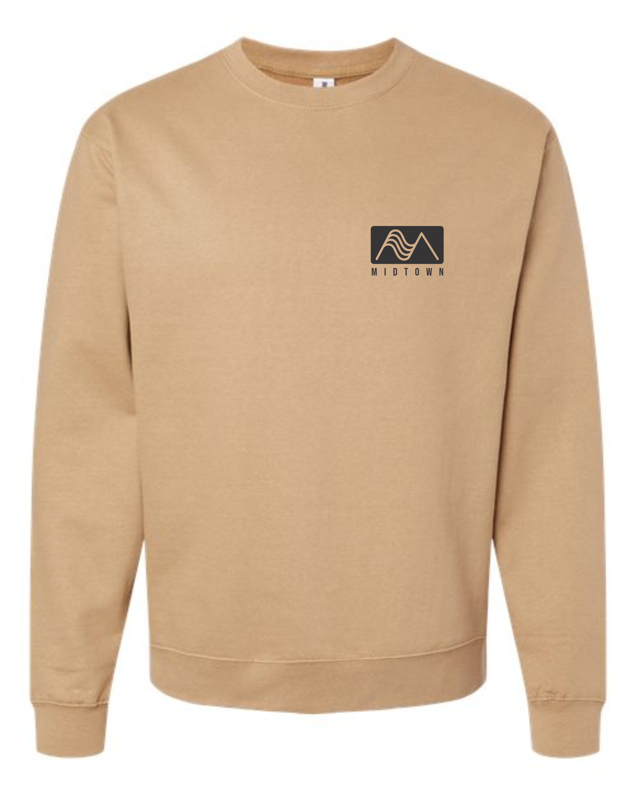 Midtown Sandstone Independent Heavyweight Crewneck