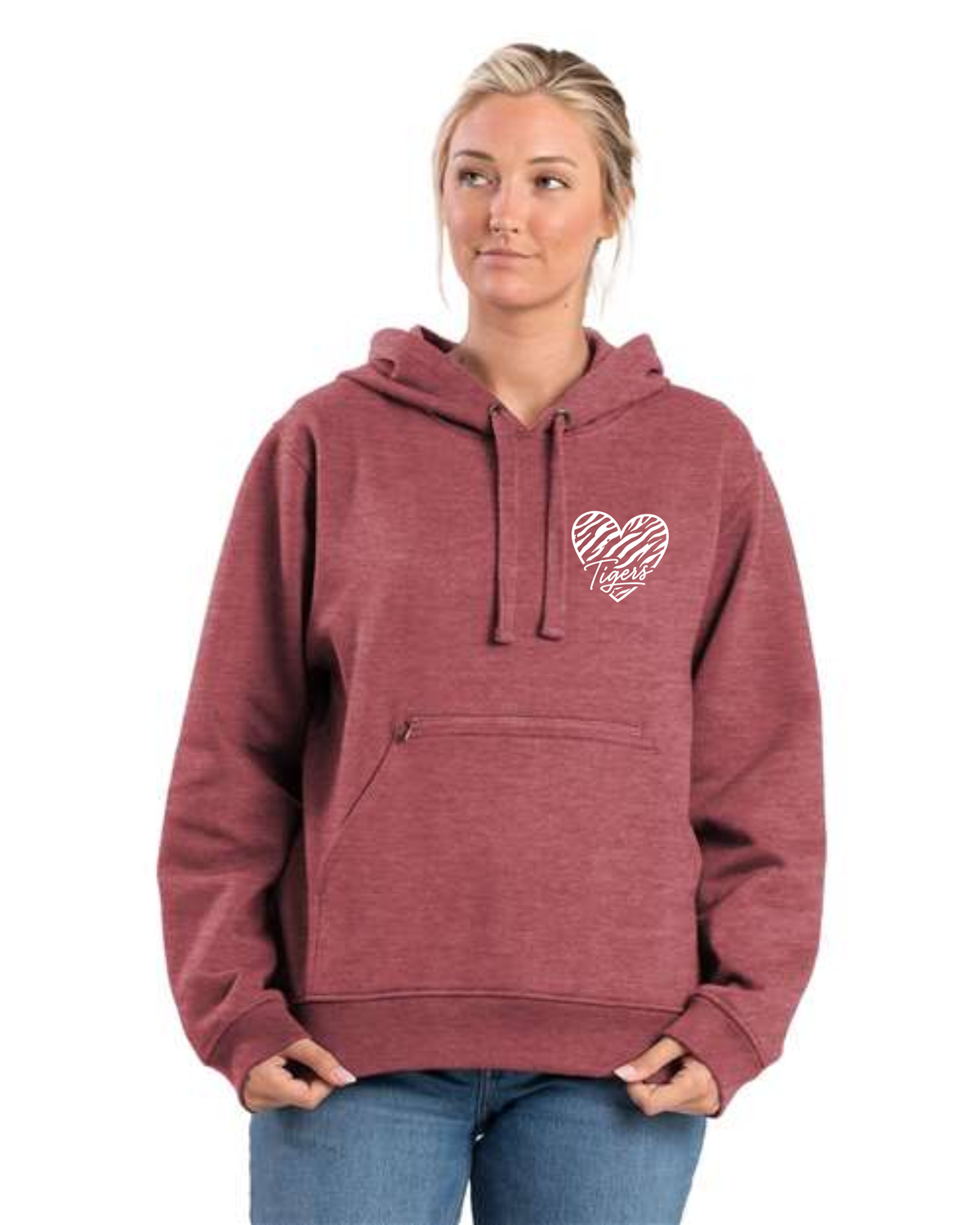 # Women's Heritage Zippered Pocket Hooded Sweatshirt