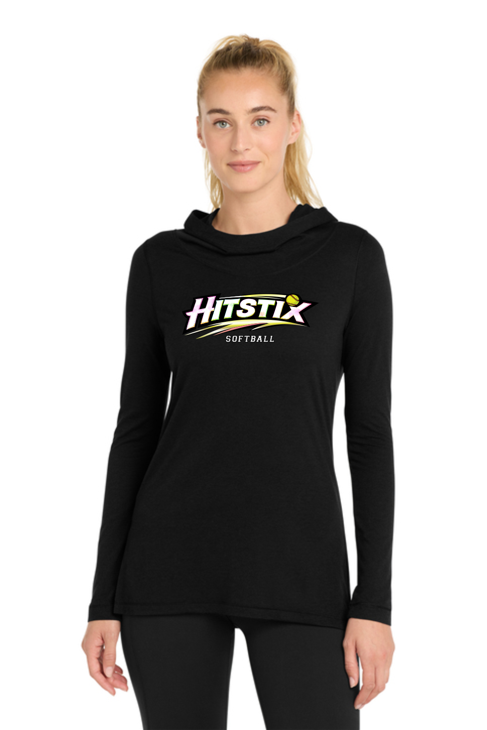 Women's Sport-Tek PosiCharge Trib-Blend Longsleeve Hoodie