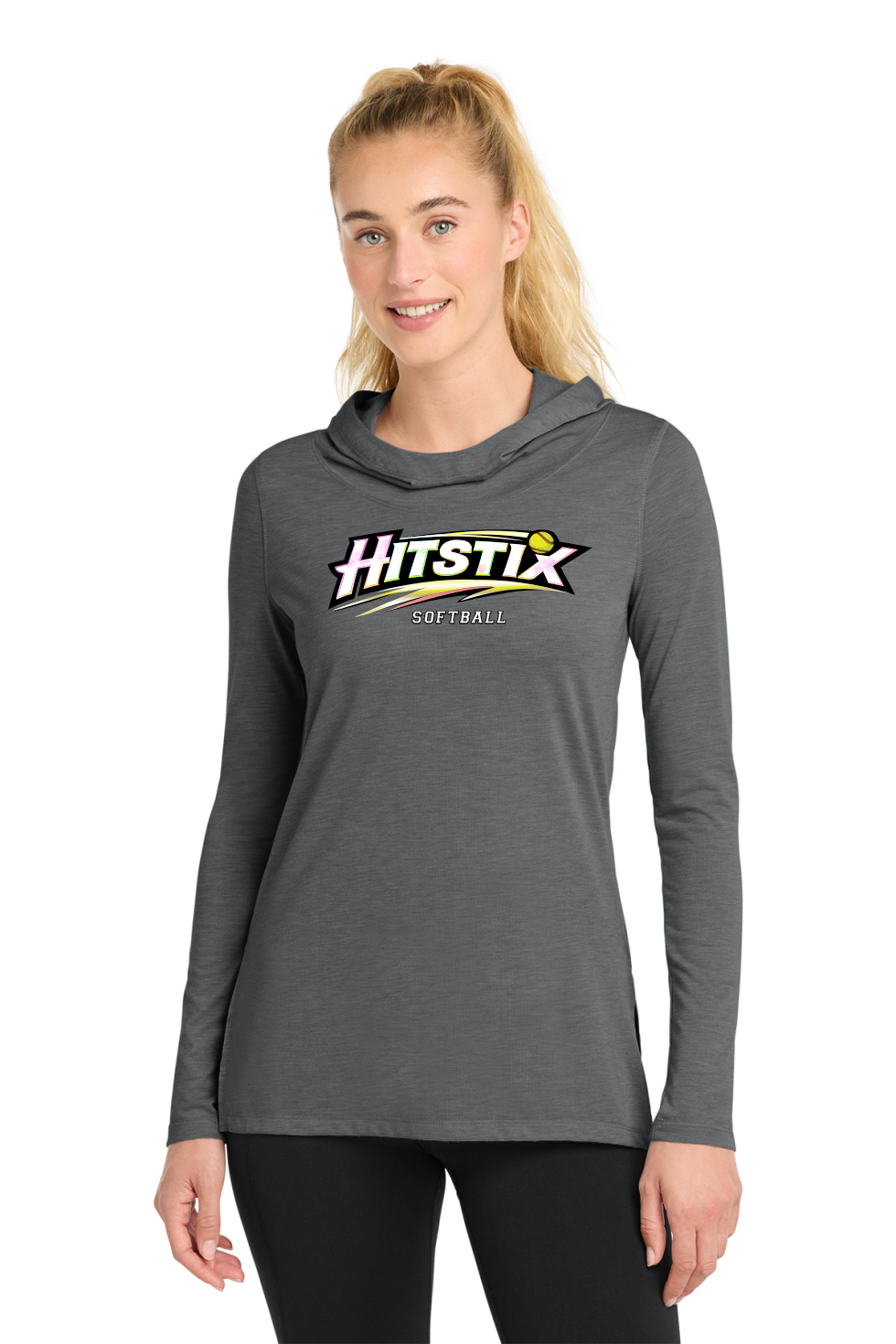 Women's Sport-Tek PosiCharge Trib-Blend Longsleeve Hoodie