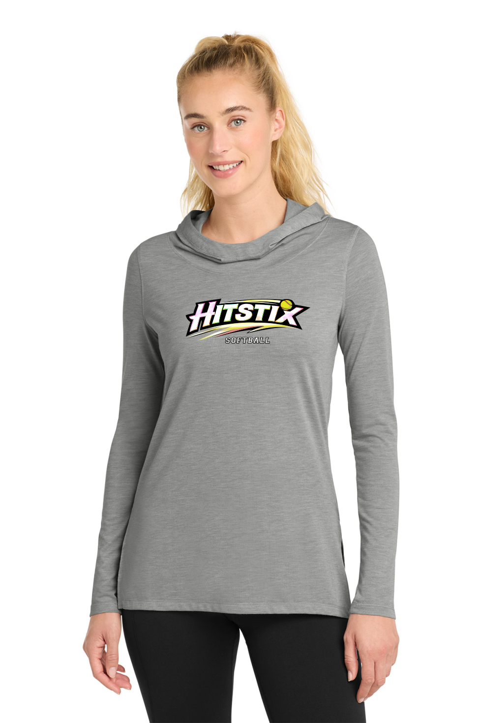 Women's Sport-Tek PosiCharge Trib-Blend Longsleeve Hoodie