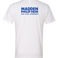 Superhero Madden - Next Level CVC T-shirt +BACK PRINT