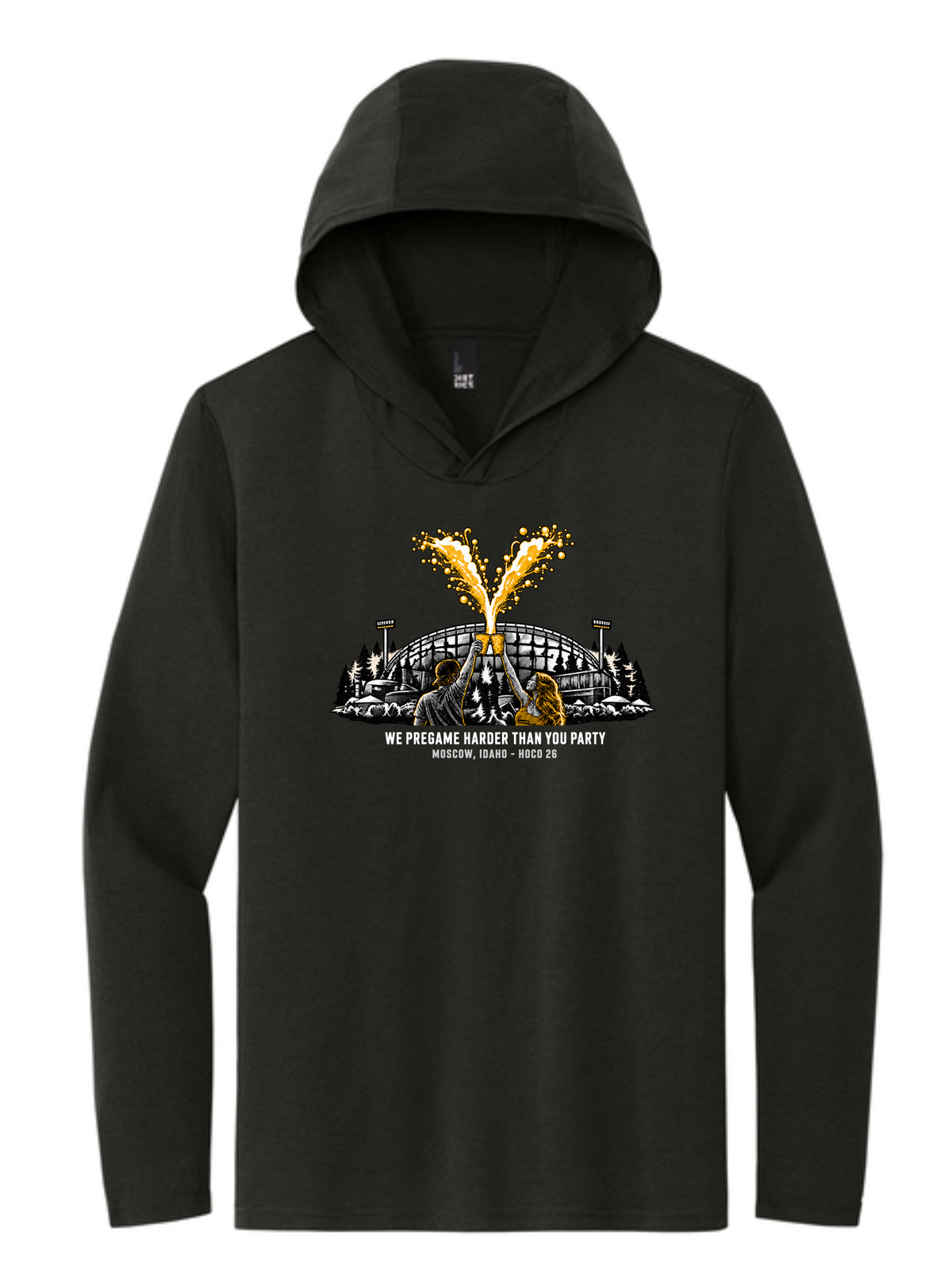 Pregame - District Triblend Hooded Longsleeve