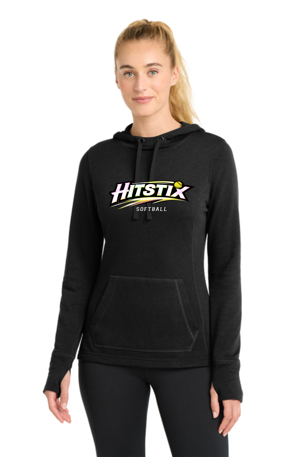 Women's Sport-Tek PosiCharge Triblend Fleece Hooded Pullover