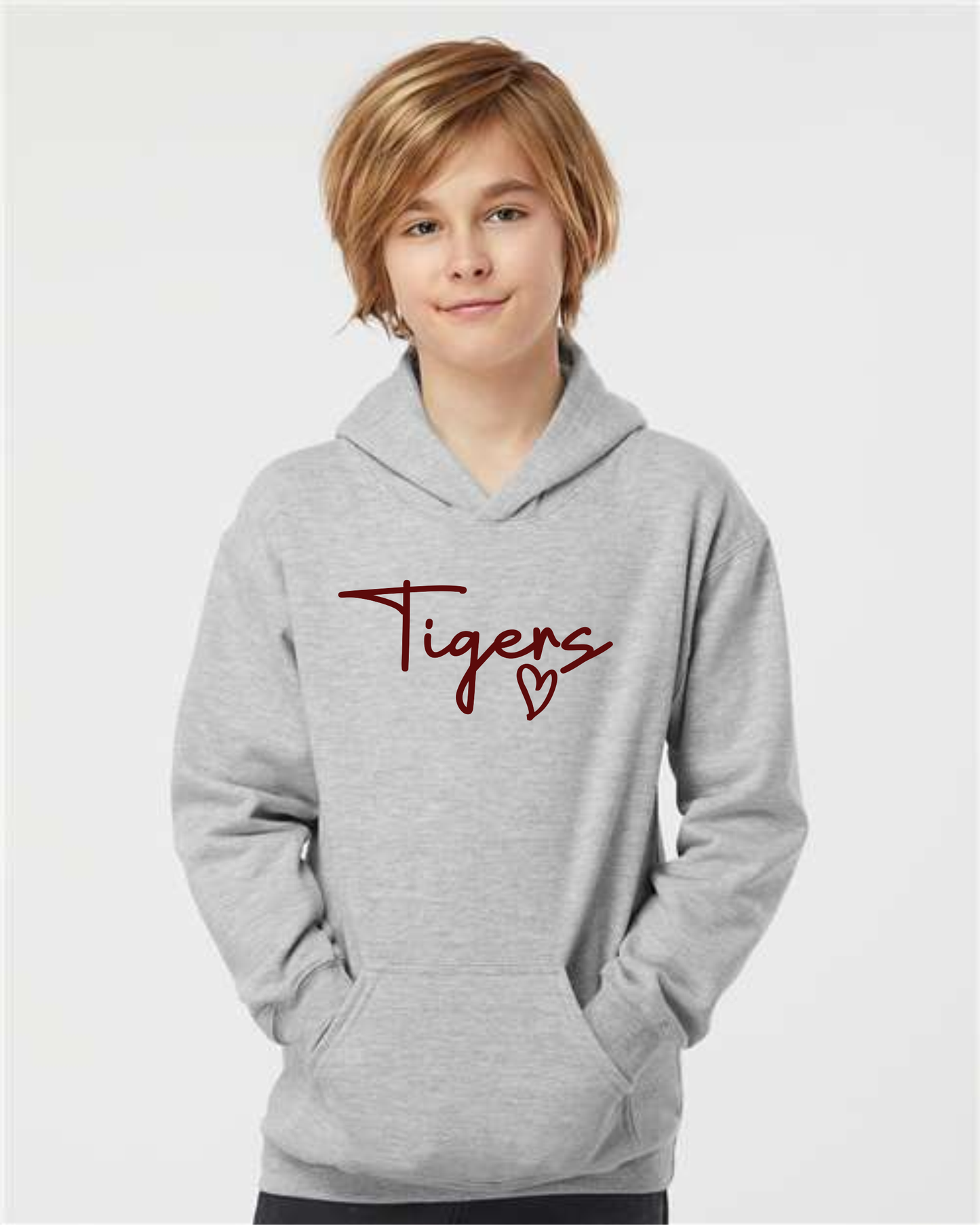 Tigers Love - Gildan Softstyle Youth Hoodie