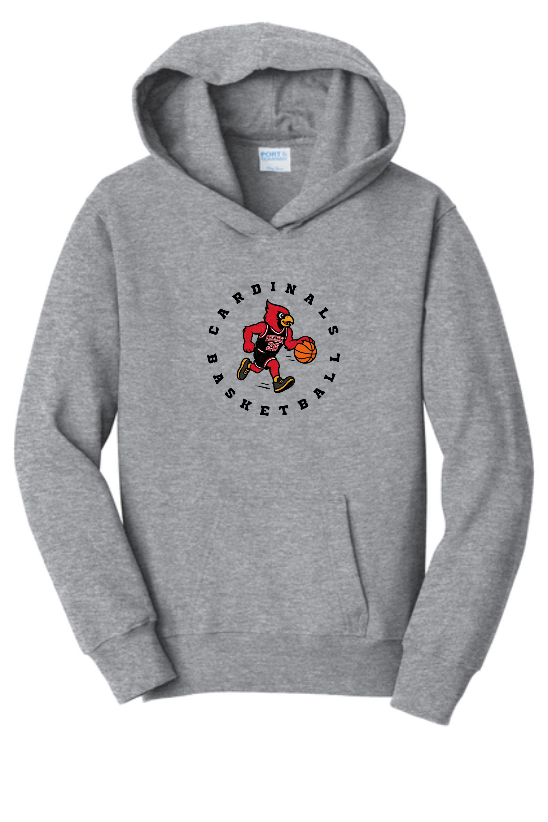 Youth Port & Co Fan Favorite Fleece Hooded Sweatshirt