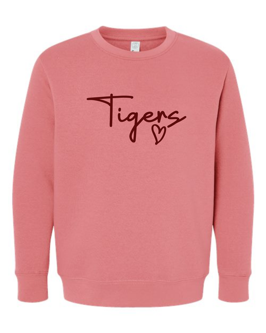 Tigers Love - LAT Youth Crewneck Sweatshirt