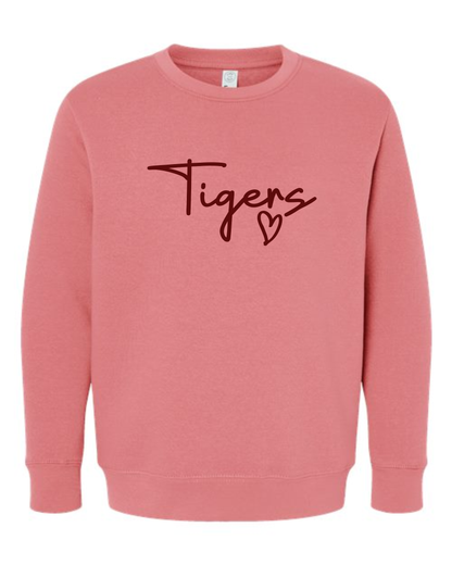 Tigers Love - LAT Youth Crewneck Sweatshirt
