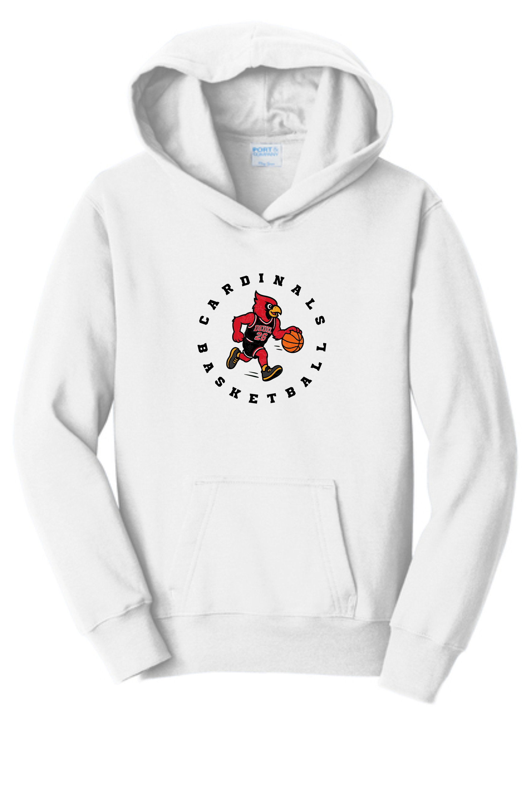 Youth Port & Co Fan Favorite Fleece Hooded Sweatshirt